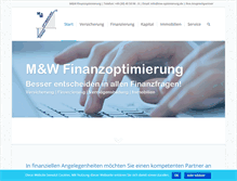 Tablet Screenshot of mw-optimierung.de